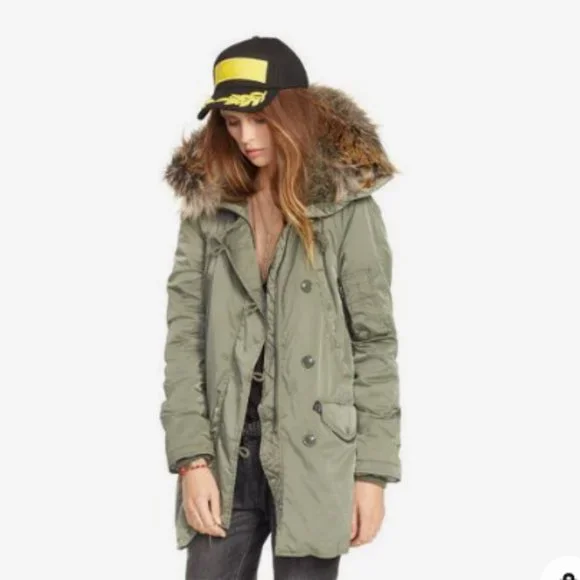 Denim and supply parka hot sale